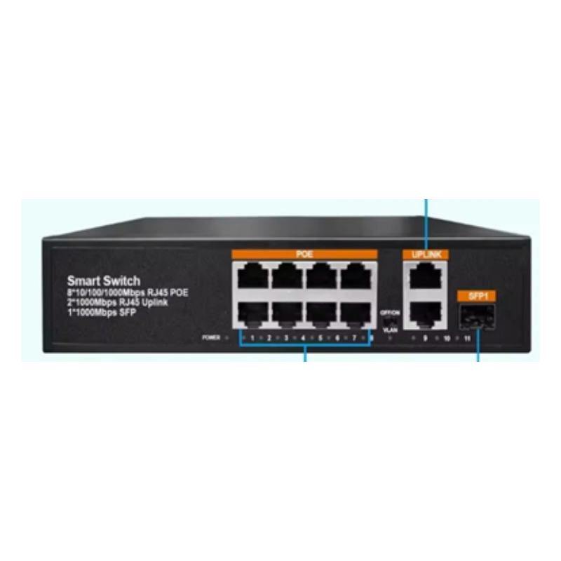 8 Port POE Switch with SFP